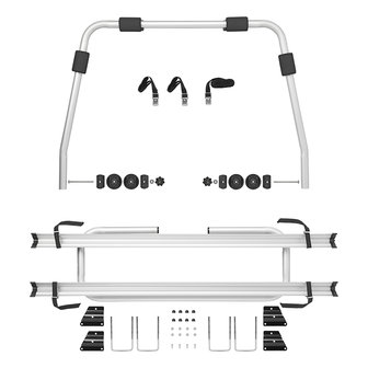 Bicycle carrier for drawbar