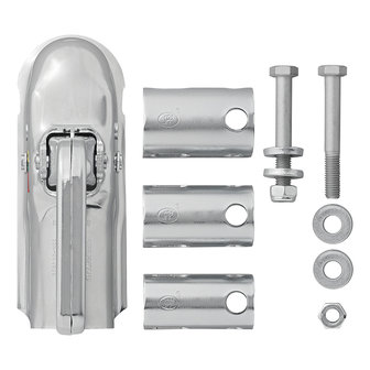 Steel ball coupling round 40/45/50mm 2300kg braked