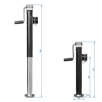 Support leg can be turned out Heavy Duty SH57/2000