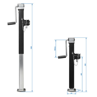 Support leg, swivel-out, Heavy Duty SH62/5000