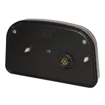 Rear light 6 functions 240x150mm LED left