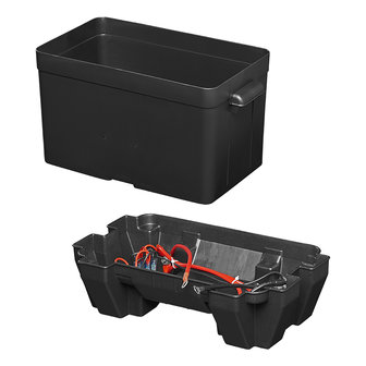 Battery box 30x20x20cm 2x USB - 1x 12V socket - Voltmeter - 2x Anderson connector