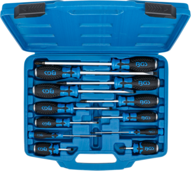 Screwdriver Set with 6.3 mm (1/4) Internal Square 12 pcs