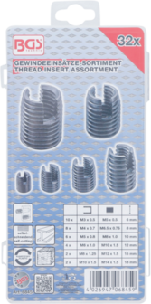 Thread Insert Assortment self-tapping 32-pcs