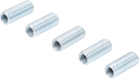 Threaded Inserts Set Internal Thread M6 x 1 / External Thread M8 x 1 5 pcs