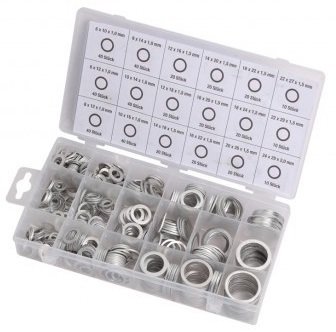 Aluminum Rings Assortment 450-piece