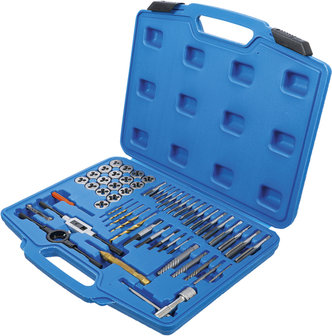 Tap and Die Set Inch Sizes 1/4 - 1 56 pcs