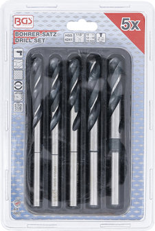 HSS Drill Set 10 - 11 - 12 - 13 - 15 mm 5 pcs