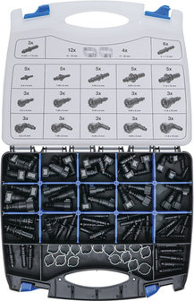 Plastic Pipe &amp; Connector Assortment 95 pcs