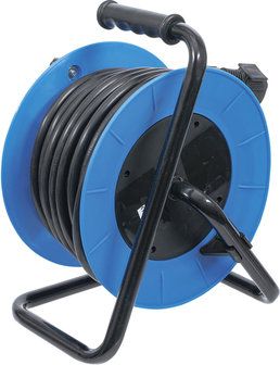 Cable Reel 15 m 3x1,5 mm&sup2; 4 Socket Outlets IP 20 3000 W