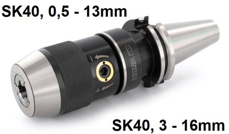 Quick-clamping chuck SK40 DIN69871