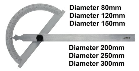 Degree arc / degree gauge 180&deg;