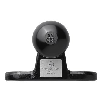Towbar ball black angled D17.2/S350 E-type approved
