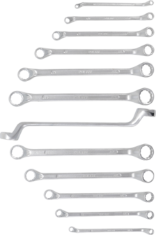 Double Ring Spanner Set offset 12 pcs