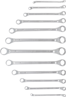 Double Ring Spanner Set offset 12 pcs