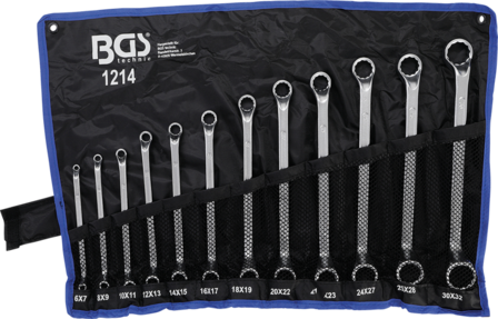 Double Ring Spanner Set offset 12 pcs