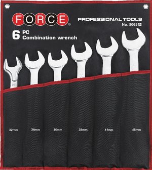 Combination wrench set Jumbo SAE 6pc