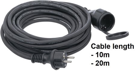 Extension Cord 3 x 1.5 mm&sup2; IP 44