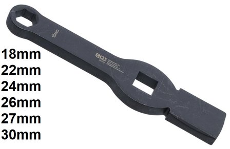 Slogging Ring Spanner Hexagon with 2 Striking Faces