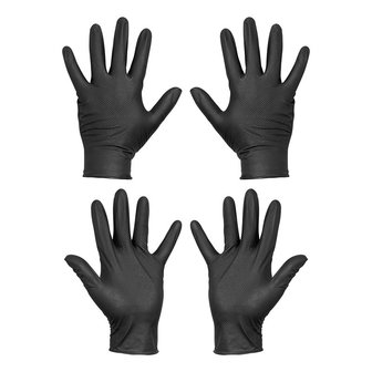 Gripp-It nitrile gloves L 4 pieces on card