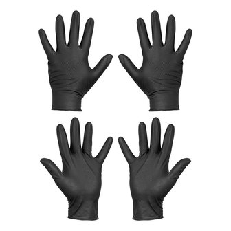 Gripp-It nitrile gloves L 4 pieces on card