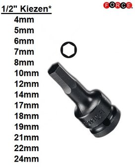 1/2 Hex Impact sockets (one piece)