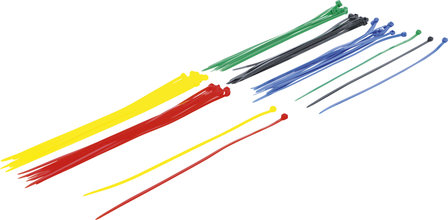 Cable Tie Assortment coloured 4.8 x 300 mm 50 pcs