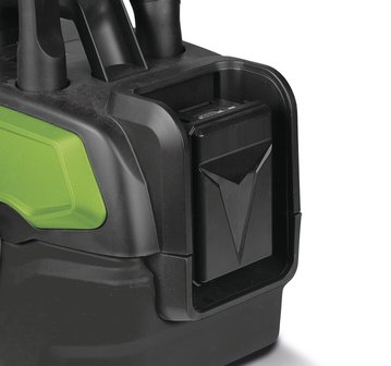 Portable wet and dry vacuum cleaner battery