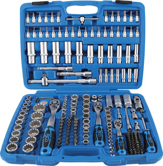 Socket Set Gear Lock 6.3 mm (1/4) drive/10 mm (3/8)/12.5 mm (1/2) 192 pcs