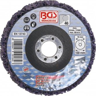 Abrasive Grinding Wheel black &Oslash; 100 mm 16 mm mounting hole