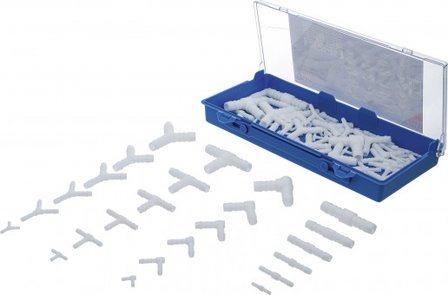 Connector Assortment for Rubber &amp; Plastic Hoses 100 pcs