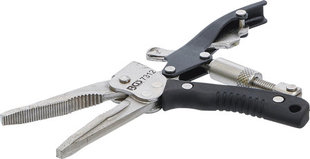 Locking Long Nose Grip Pliers with pistol grip 170 mm