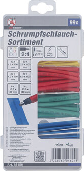 Shrink Tube  Assortment coloured 99 pcs.