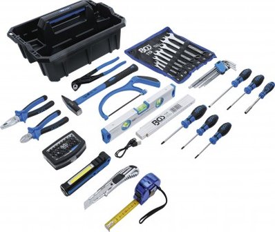 Tool Carrying Case Reinforced Plastic incl. Tool Assortment 66 pcs