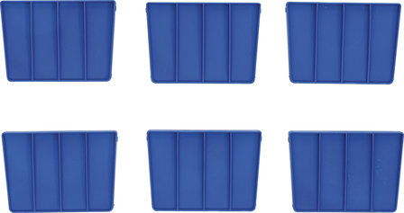 Dividers for Tool Carrying Case Reinforced Plastic 6 pcs