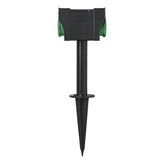 Garden spike Schuko 4-way 2M 3x2.5mm&sup2;