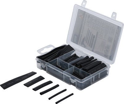 90-piece Shrink Tubing Assortment, black