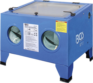 Air Sandblasting Cabinet, illuminated