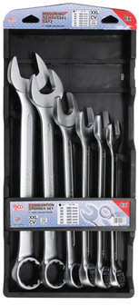 Combination Spanner Set extra long 34 - 50 mm 6 pcs