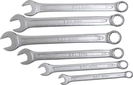 Combination Spanner Assortment Inch / Metric Sizes 50 pcs