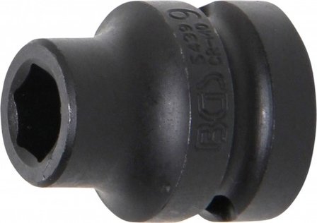 Impact Socket, Hexagon 12.5 mm (1/2) Drive 9 mm