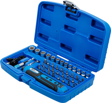 Cordless Screwdriver incl. Bit &amp; Socket Set 41 pcs