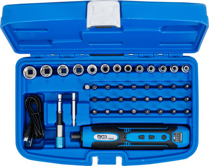 Cordless Screwdriver incl. Bit &amp; Socket Set 41 pcs