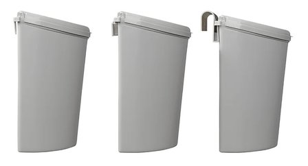 Waste bin with lid 10L for caravan/camper