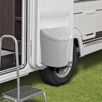 Waste bin with lid 10L for caravan/camper