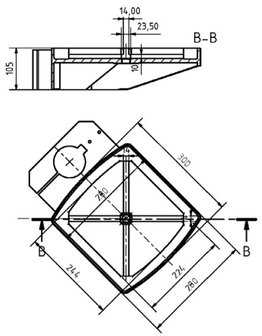 Table drilling machine vario diameter 24 mm 3x400V