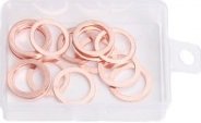 Assortment of copper washers 14mm 20 pieces