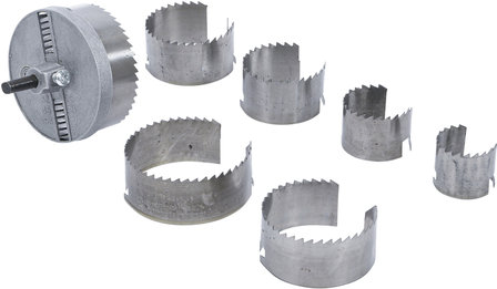 Hole Saw Set &Oslash; 26 - 63 mm depth 25 mm 7 pcs