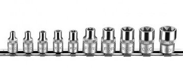 1/4 &amp; 3/8 Star socket set 10pc