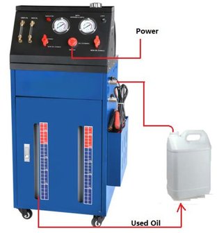 Automatic Transmission Exchange and Flushing machine with Adaptor Set